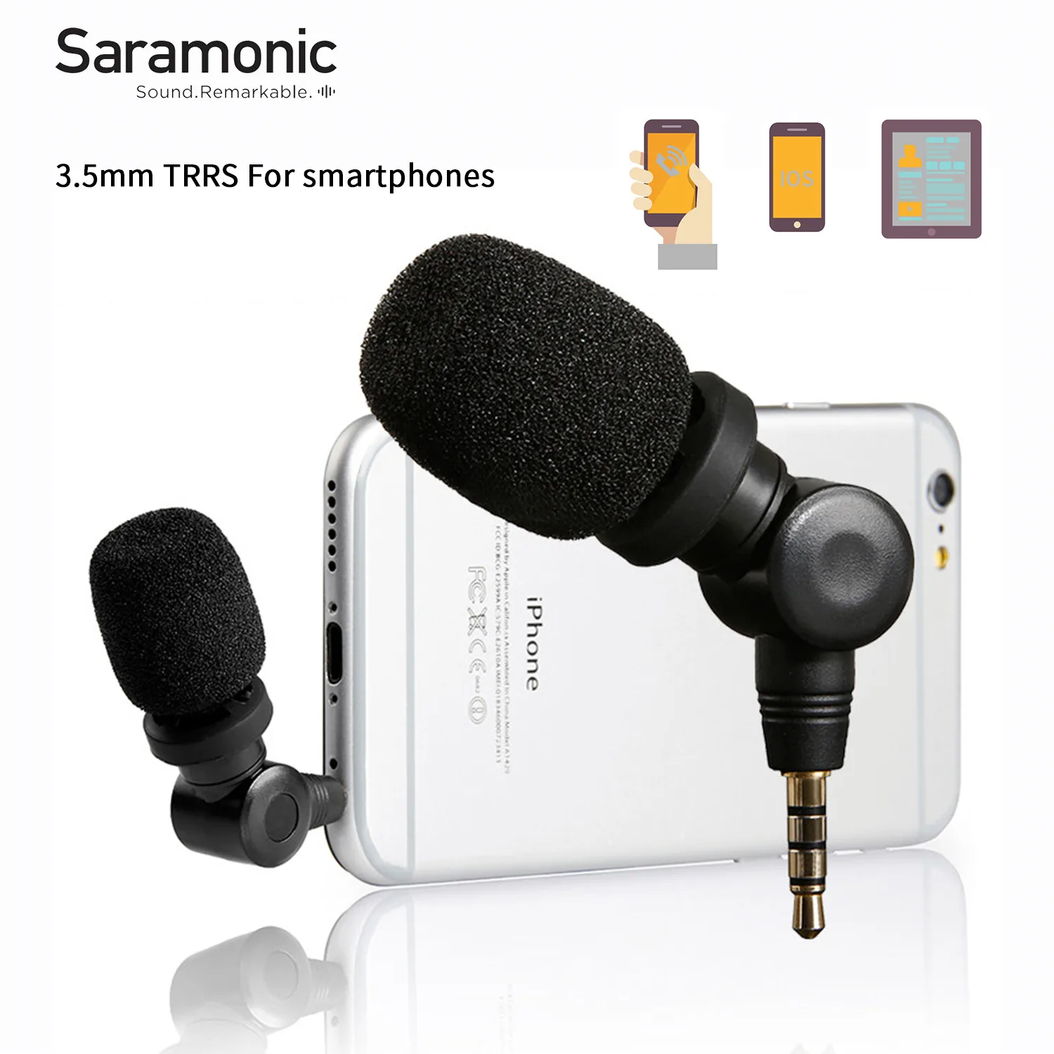 Saramonic スマートフォン用ミニマイク 3 5mm Pc用 携帯電話 Ipad Iphone Android Vlog Aliexpress 家電製品 Saramonic スマートフォン用ミニマイク 3 5mm Pc用 携帯電話 Ipad Iphone Android Vlog Aliexpress 家電製品