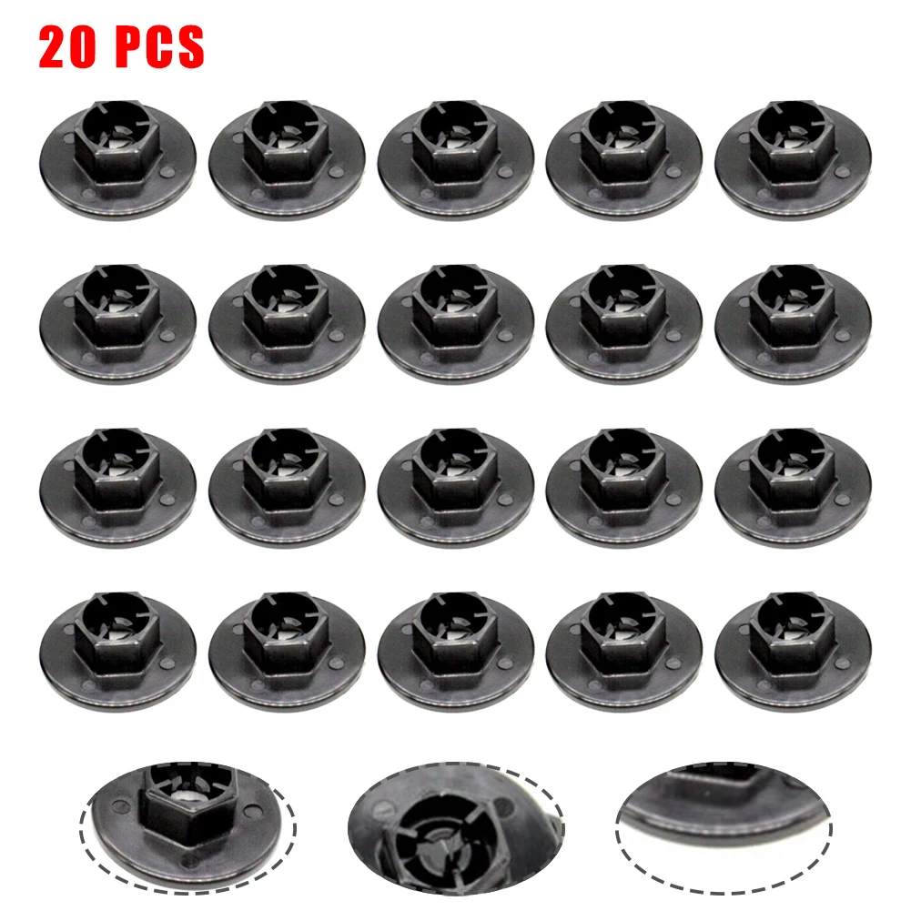 20pcs 머드 가드 너트 84145-26000 현대용 기아용 스크류온 볼트온 클립온 전면 좌측 우측 후면 하단 머드 가드 외부