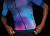 SPEXCEL 2022 Aero Race Fit Colourburn vision 2.0 Short Sleeve Cycling Jersey Lightweight fabric for Man And Women Purple 4
