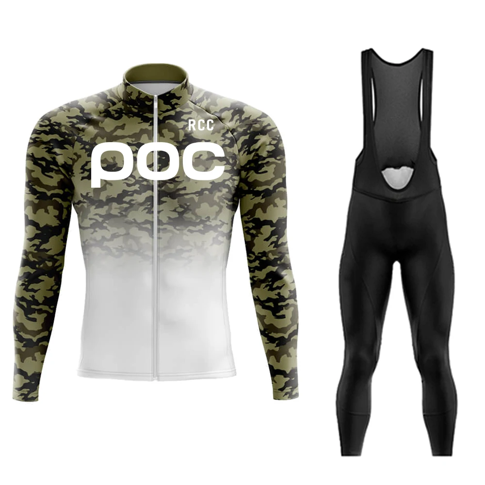 2026 RCC POC Cycling Team Herren-Radtrikot-Set mit langen Ärmeln MTB Fahrradbekleidung Tenue Velo Homme Fahrradbekleidung 01 – Detail 7