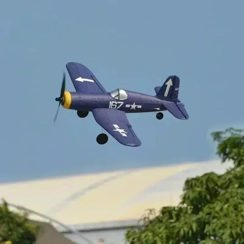 Hot Rc Airplane F4u Corsair Wwii Remote Control Plane Rc Plane 2ghz 4ch 6 Axis 761-8 Rtf Epp Foam Aircraft Kids Toy Special Gift 3