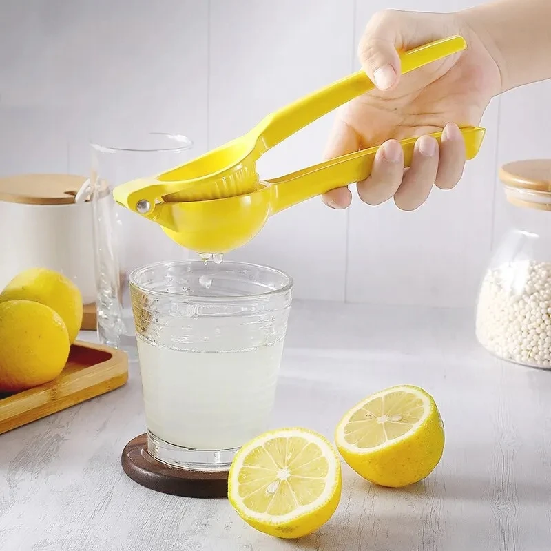 

2-In-1 Lemon Lime Squeezer - Hand Juicer Lemon Squeezer - Max Extraction Manual Citrus Juicer