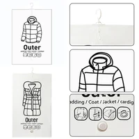 Vacuum Storage Hanging Bag Dustproof Clothes Compression Storage Bag Space Saving for Clothes Down Overcoat 1