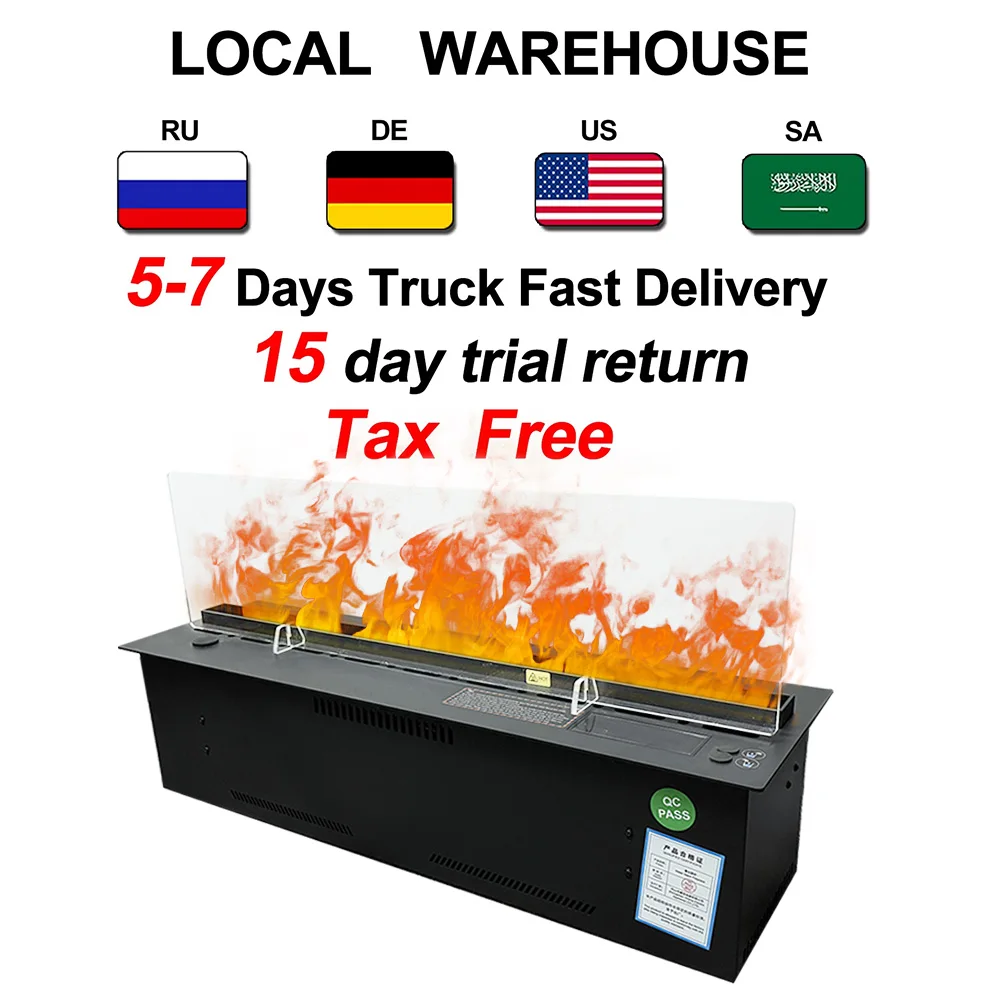 Electric Fireplace 3D Atomized Decorative Fire Mist Intelligent Indoor Water Vapor Fireplace