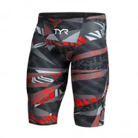 Summer Men's Swimming Trunks Athletic Training Swimwear Pro Swim Jammer Swimsuit Shorts Swim Trunks GYM Beach Surf Tights Shorts 1