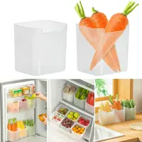 Refrigerator Food Storage Box Fruit Vegetable Fresh-Keeping Box Refrigerator Side Door Container Drawers Rack Kitchen Supplies 1