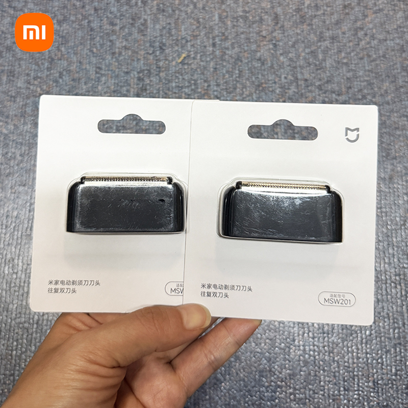  Original Xiaomi Replacement Blade Shaver Head For Xiaomi Electric Shaver Dual Cutter Razor Parts Reciprocating Head MSW201