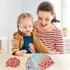 Bingo Games for Family Portable Wooden Travel Bingo Set Learning & Education Strategy Board Games Russian Toys for Birthday 5