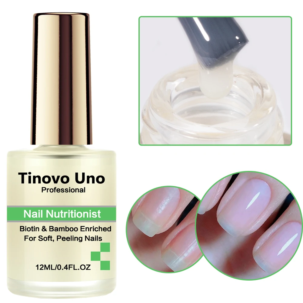 Cuticle Oil Nail Nutritionist Biotin Bamboo Revitalizing Base Oil for Soft Damaged Nails Repair Strengthener Care