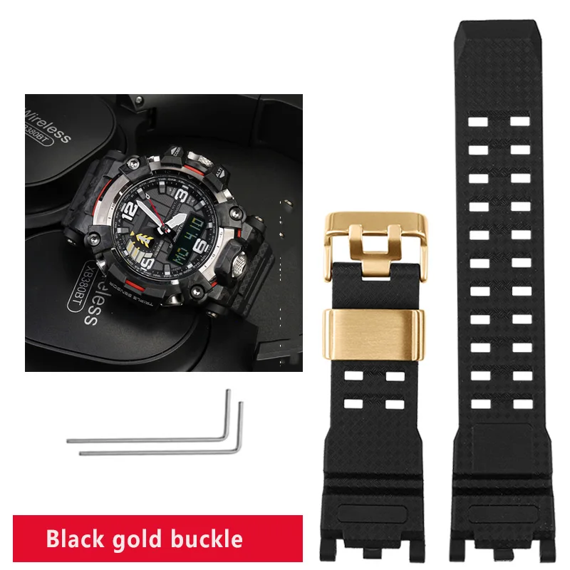 thumbnail image 1 of Correa de reloj para Casio G-SHOCK con correa de reloj de resina de silicona resistente al agua Big Mud King GWG-2000 de segunda generación, 1 of 5
