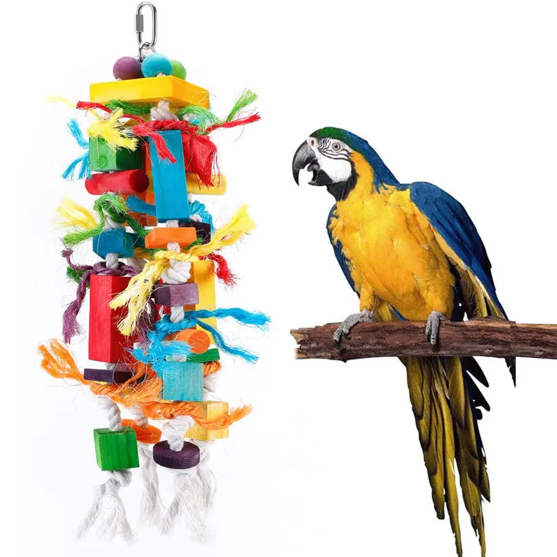 Parrot Toy Bird Perch Stand Bird Toy Bird Swing Toy Bird Cage Bed Bird Cage Accessories Parrot Toys Stands Poles Bird Cages Parrots Swings Tiger Skins Cockatiels Decompression Toys Nibbling Rattan Balls