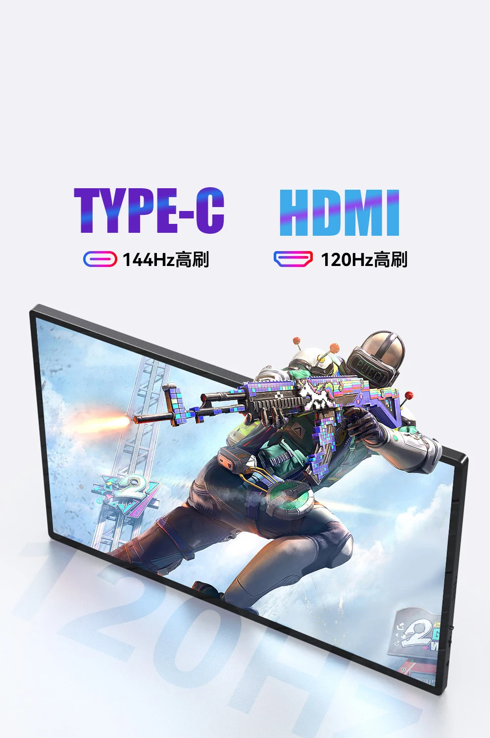 Xbox ġ Ʈ   PS4 5  ޴ , HDR USB C Ÿ HDMI IPS Ʈ ܺ ȭ, 16 ġ, 144Hz, 2K, 2.5K