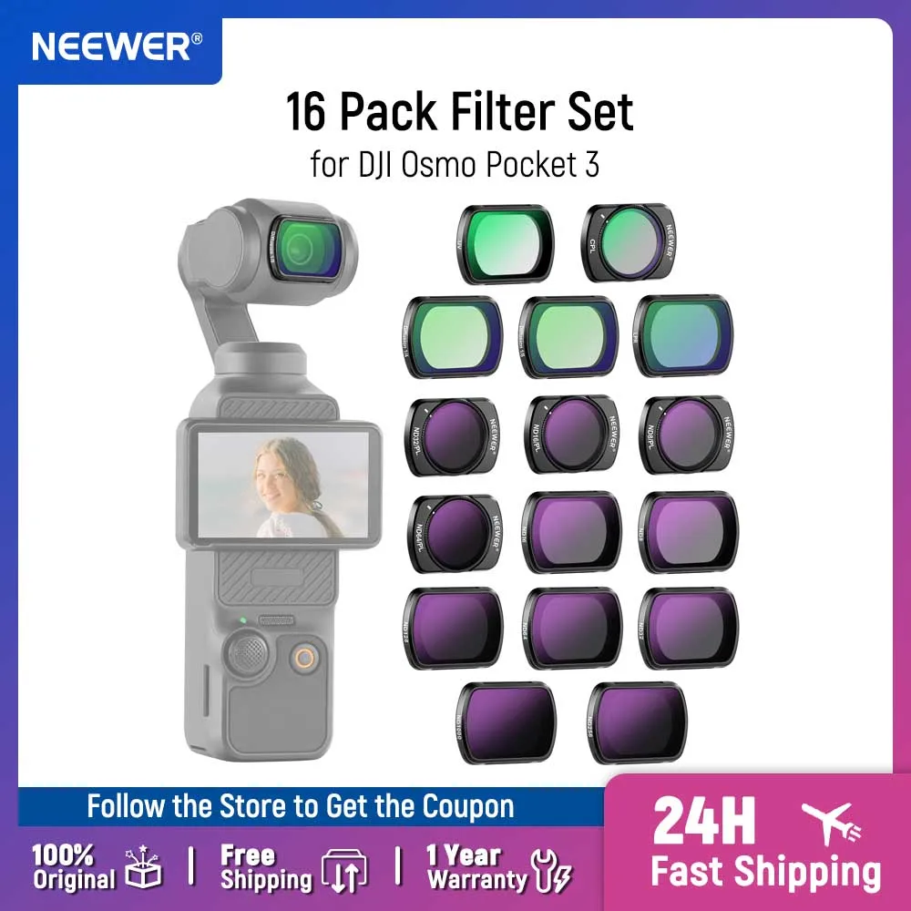Filtres ND CPL pour Drone DJI - Lot de 4 Filtres ND2-32