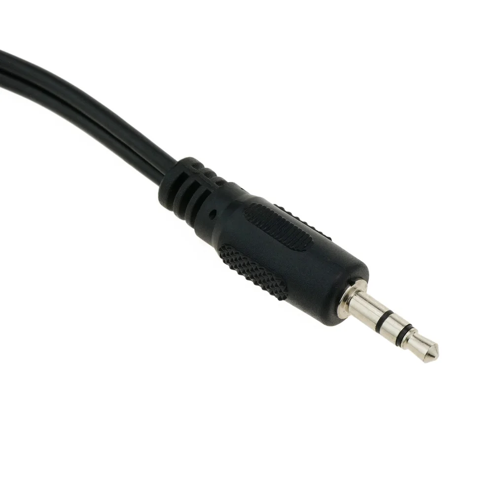 Cable Conversor De Audio Jack Hembra 3.5mm A 2 Rca Macho 20cm