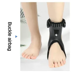 Enhanced Ankle Support Drop Foot Brace with Adjustable Comfortable Buckle for Improved Walking Aid (Airbag - Left)