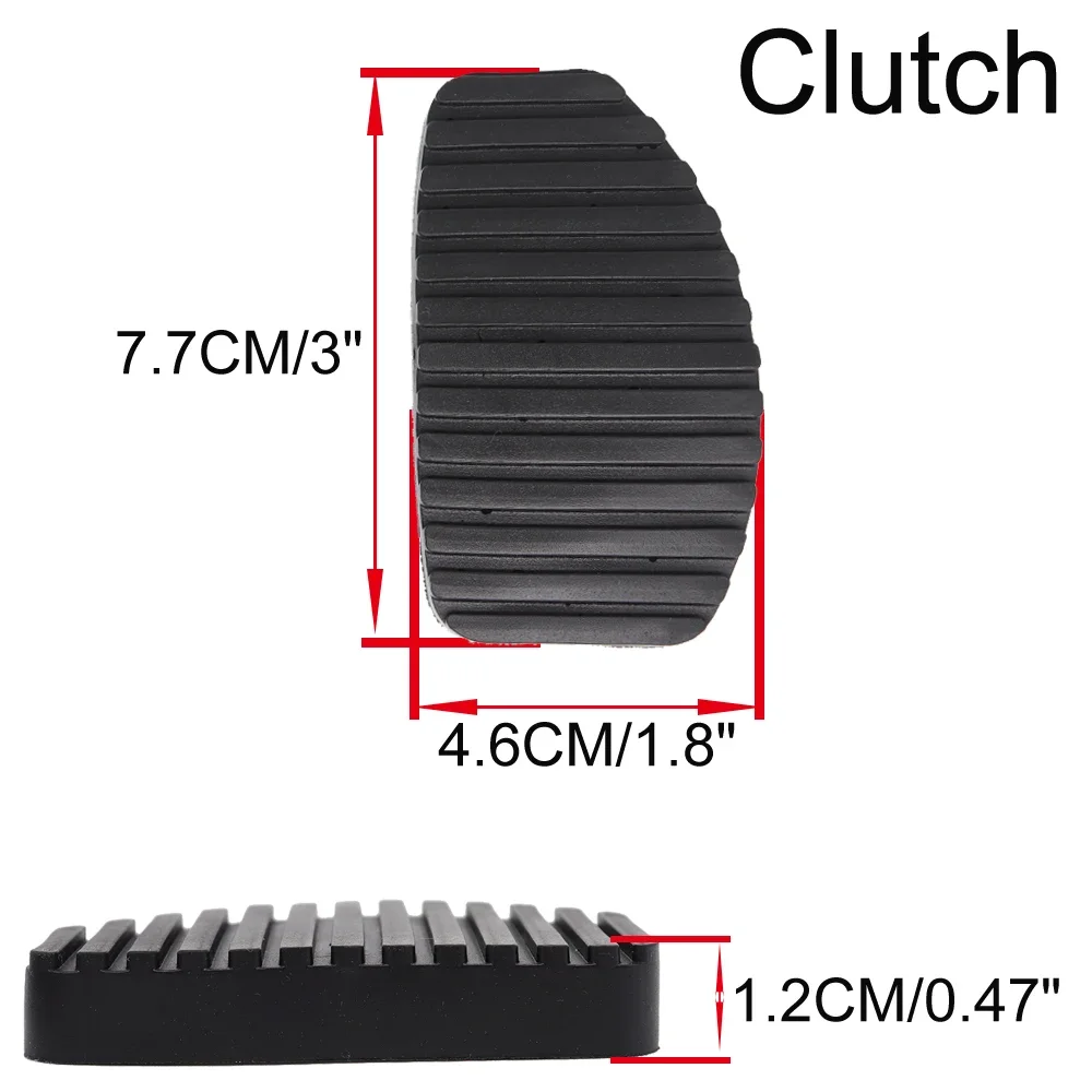 Rubber Brake Clutch Foot Pedal Pad Cover For Citroen Xsara Picasso 1999-2012 Jumpy Xantia C4 Picasso C2 SC C5 DC RD TD C6 pedal cover