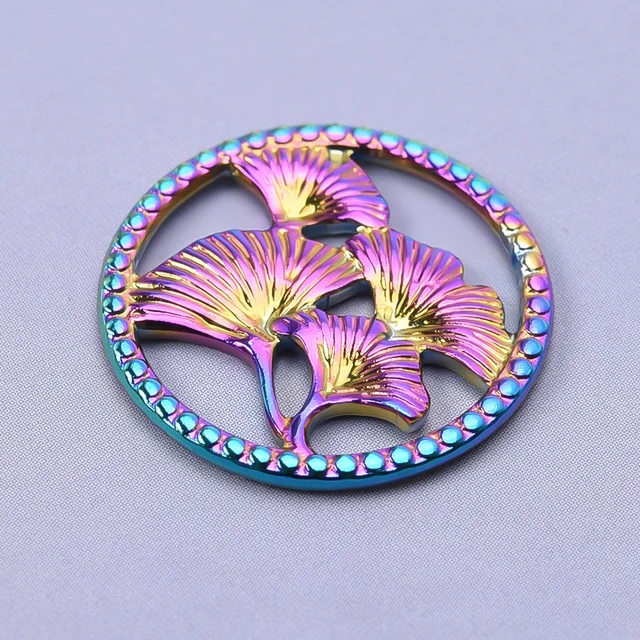 Stainless Steel Pendants Charm Nature Set 5pcs 35