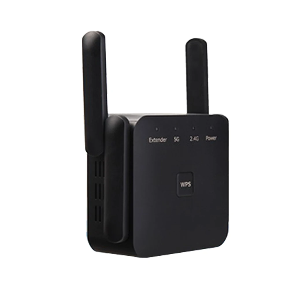 thumbnail image 1 of Repetidor WiFi inalámbrico 2,4 G 5 Ghz Amplificador WiFi Amplificador WiFi 1200 M Señal WiFi Punto de acceso extensor de largo alcance, 1 of 5