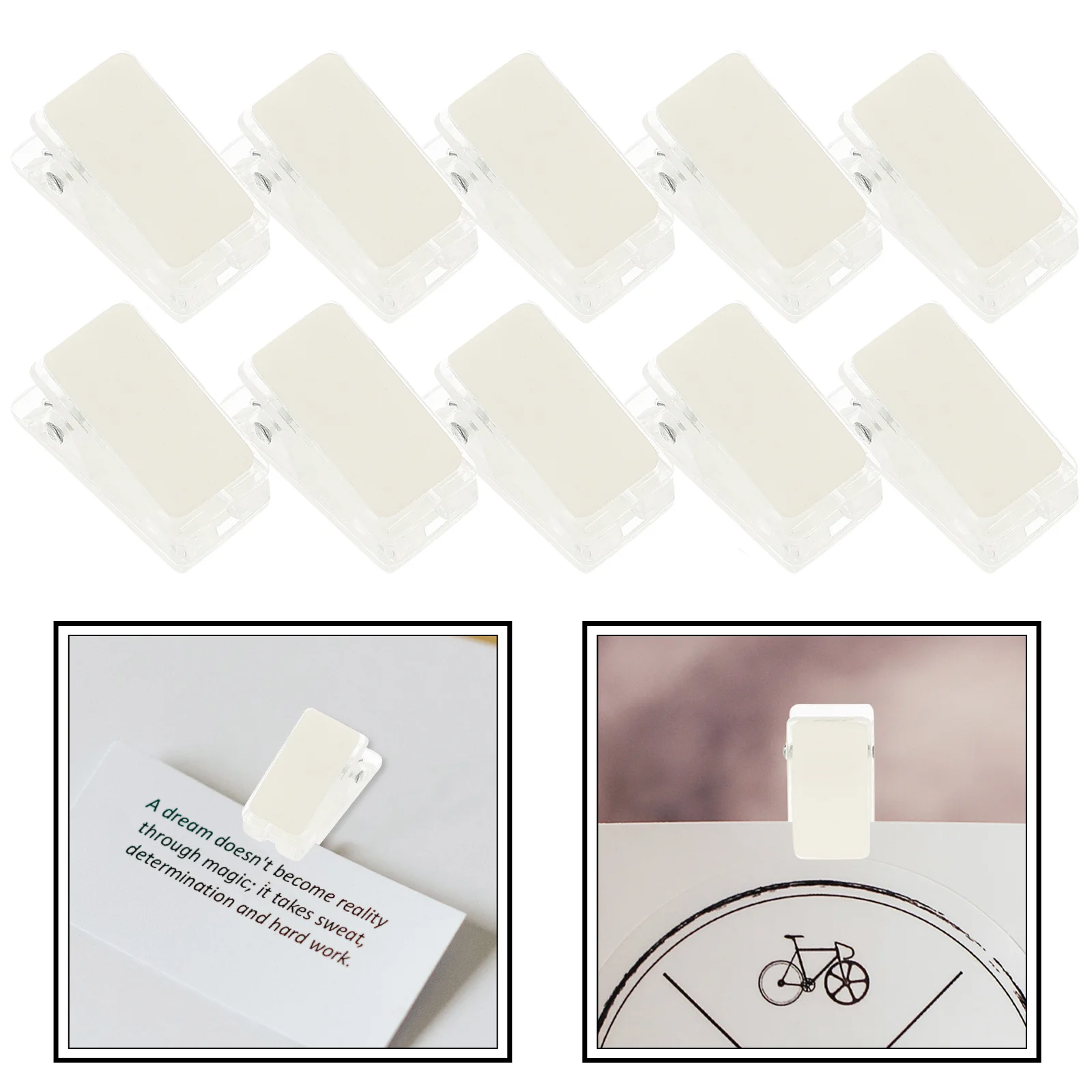 Adhesive Spring Clip Sticky Clear Self-Adhesive Clips Transparent Wall Tapestry Clips Poster Wall Clip Clear Spring Clip
