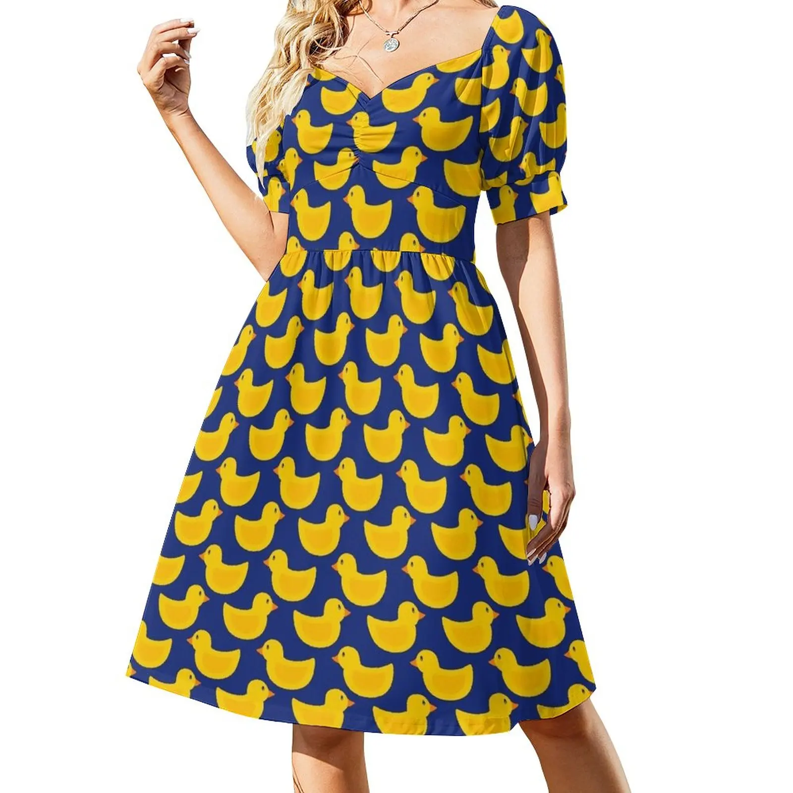 

Rubber Duckie Dress evening dresses ladies dress dresses Woman dresses Women's summer long dress