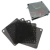 2pc 8cm/12cm/14CM Computer Fan Dust-proof Net Fine Black PVC Dust Filter Mesh Net Cover Fan Cooler Mesh for PC Case Protection 3
