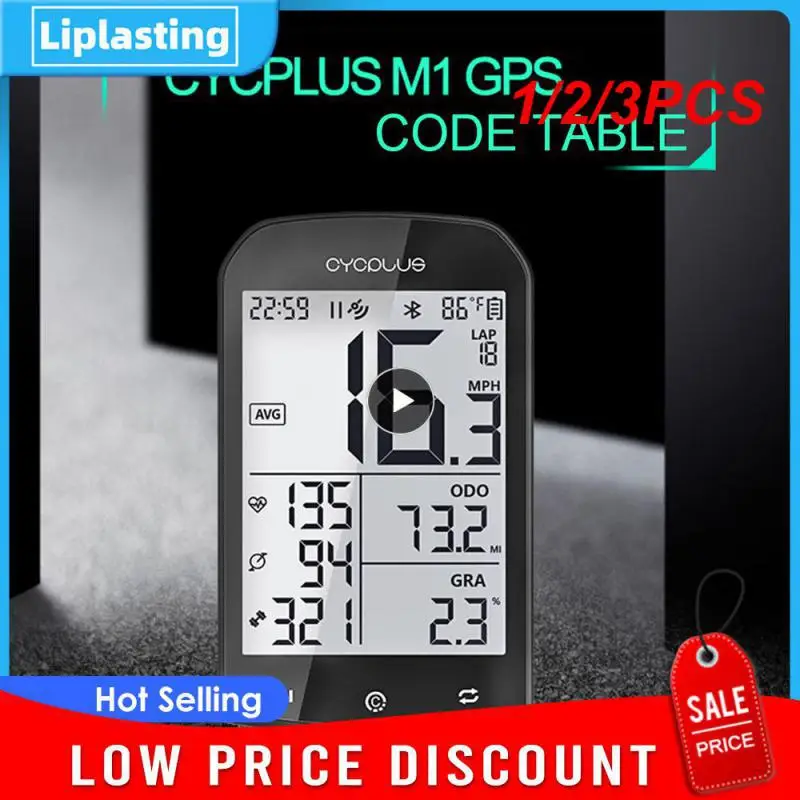 

1/2/3PCS Cycling GPS Bike Computer Accessories ANT+ Odometer Wireless Speedometer for Speed Cadence Heart Rate Sensor