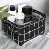 1PC fabric with portable printed storage basket 2