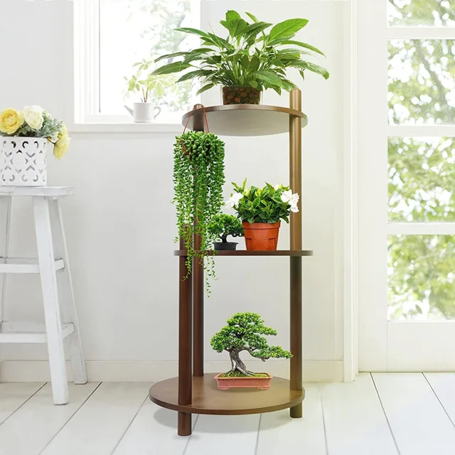 Creative Bamboo Plant Stand