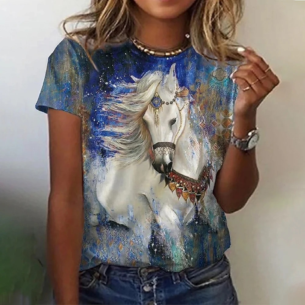 Summer Horse T-shirt Image 5