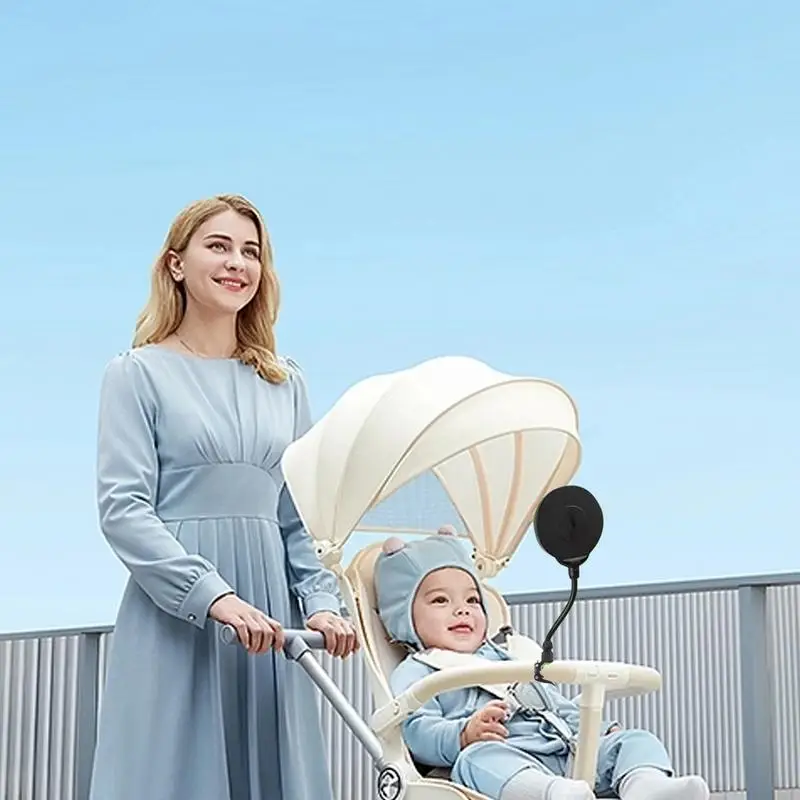 걷는 유모차 거울 부착 보안 조깅 유모차 부착 거울, 유모차 볼록 보안 거울, 쉬운 설치