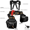 TOUGHBULIT TB-CT-101-5P 5pc Pro Contractor Tool Belt Set Fits 32-48" Waists 36 Pockets High-capacity Storage ToolBag 2
