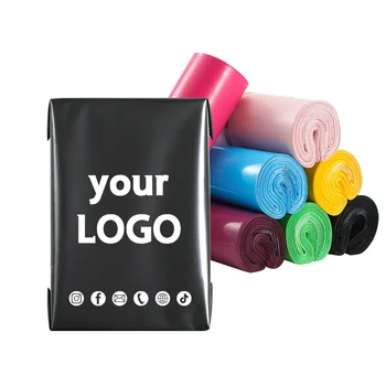 Colorful Express Bags Shipping Packaging Products Plastic Bags Envelope Mailing Bags Self-Adhesive Bags Custom Printed Logo 1
