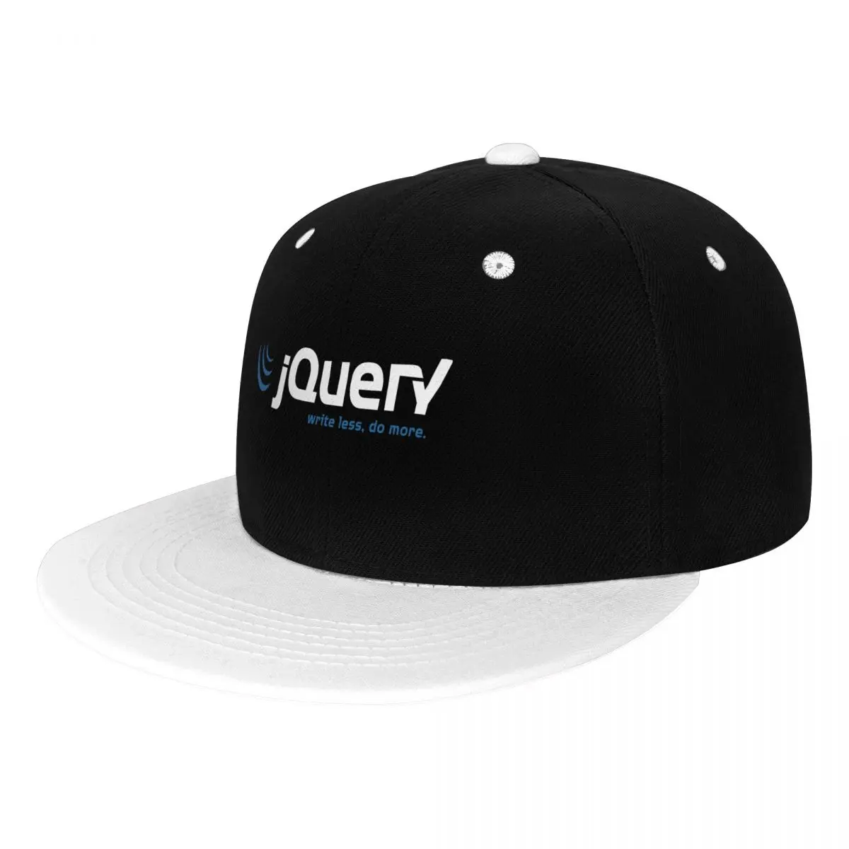 

Wifi Write Less Do More Jquery Baseball Cap Flat Peak Hip Hop Hats Men Women Snapback Caps Casual Travel Outdoor Sun Hats