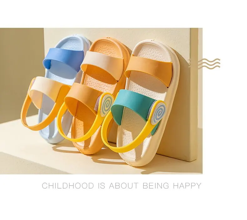 children's shoes for sale Children Kids Sandals Boys Girls EVA Slipper Summer 2022 Soft Thick Sole Cloud Sandals Platform Kids Outdoor Summer Casual Shoes children's shoes for sale