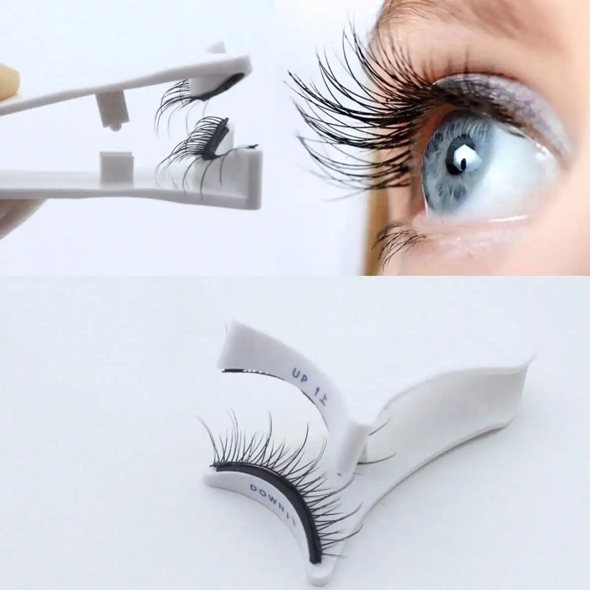 Magnetic Eyelash Curler With Storage Bag For Easy Makeup