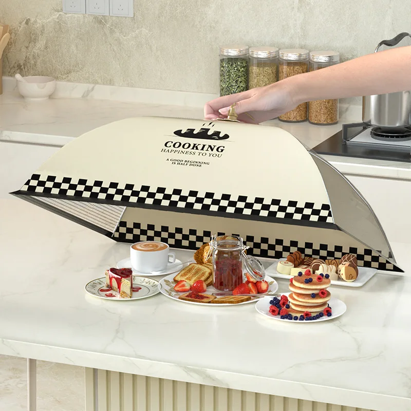 Food Cover Table Cover Dish Folding Leftovers Food Household Fly Proof Dust Vegetable Umbrella