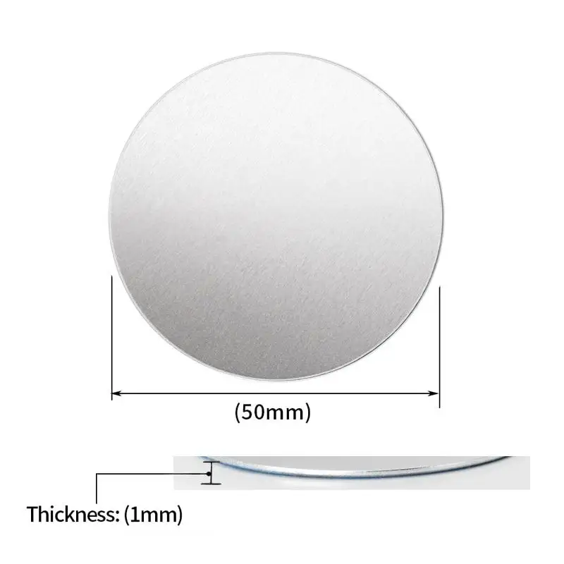 Tôle Aluminium Anodisé E6EV1 2mm - 500 X 600 Mm Protection Et Esthétique