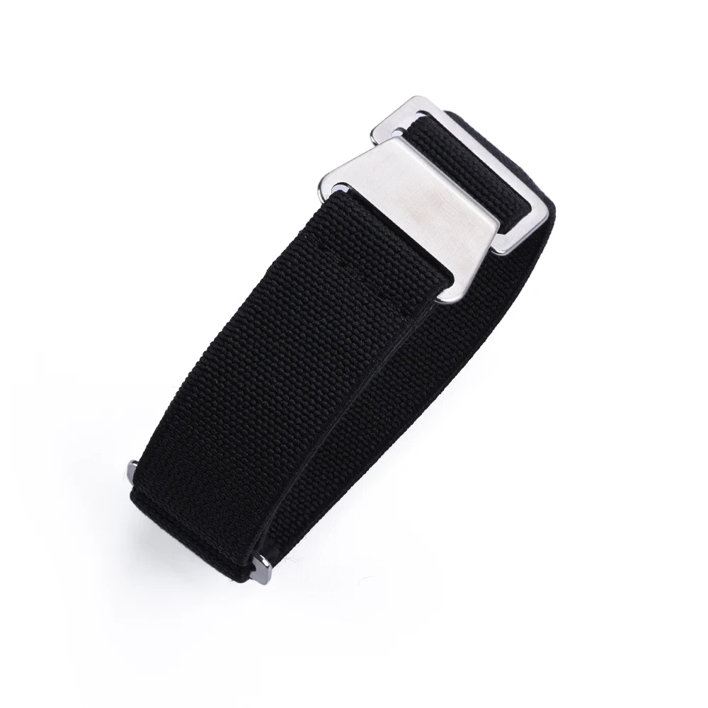 Nylon Braided Elastic Watch Band – Sporty Parachute-Inspired Strap