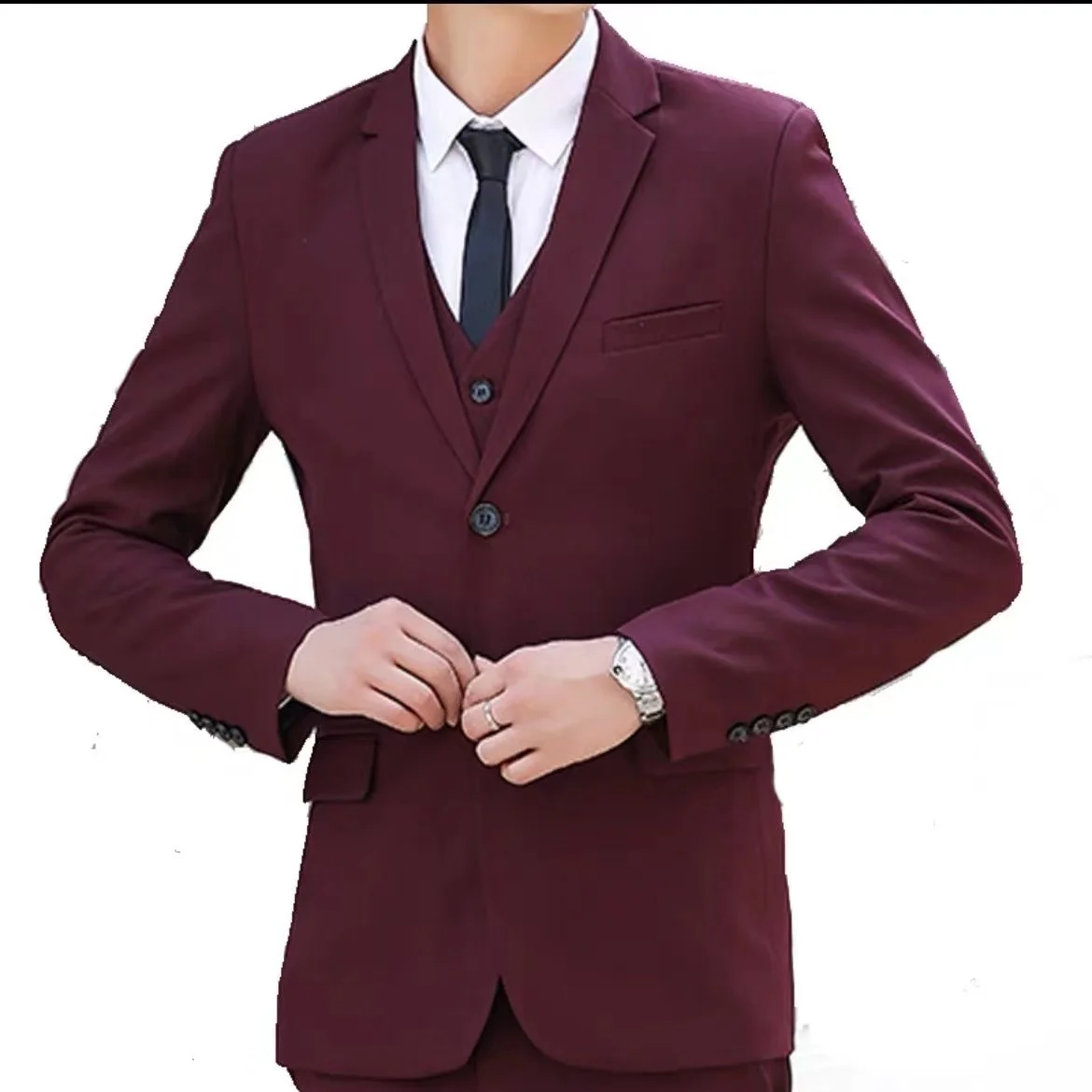 

Men's wedding Perfect gentleman suit jacket Men's business suit Professional suit high sense casual suit men full fashion PJS