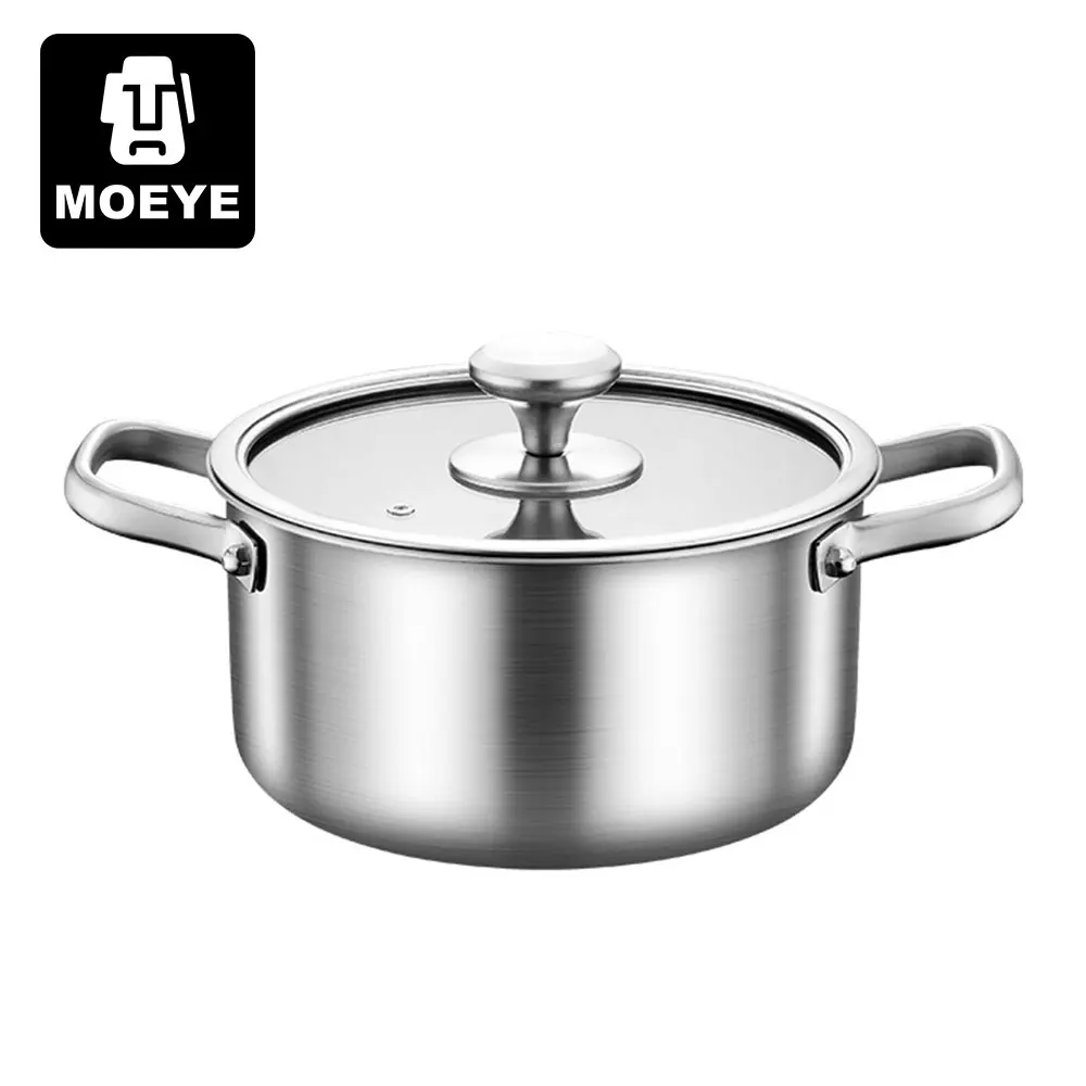

Кастрюля для супа MOEYE из нержавеющей стали 316, 5-слойная, утолщенная, с крышкой, электроиндукционная кастрюля для супа