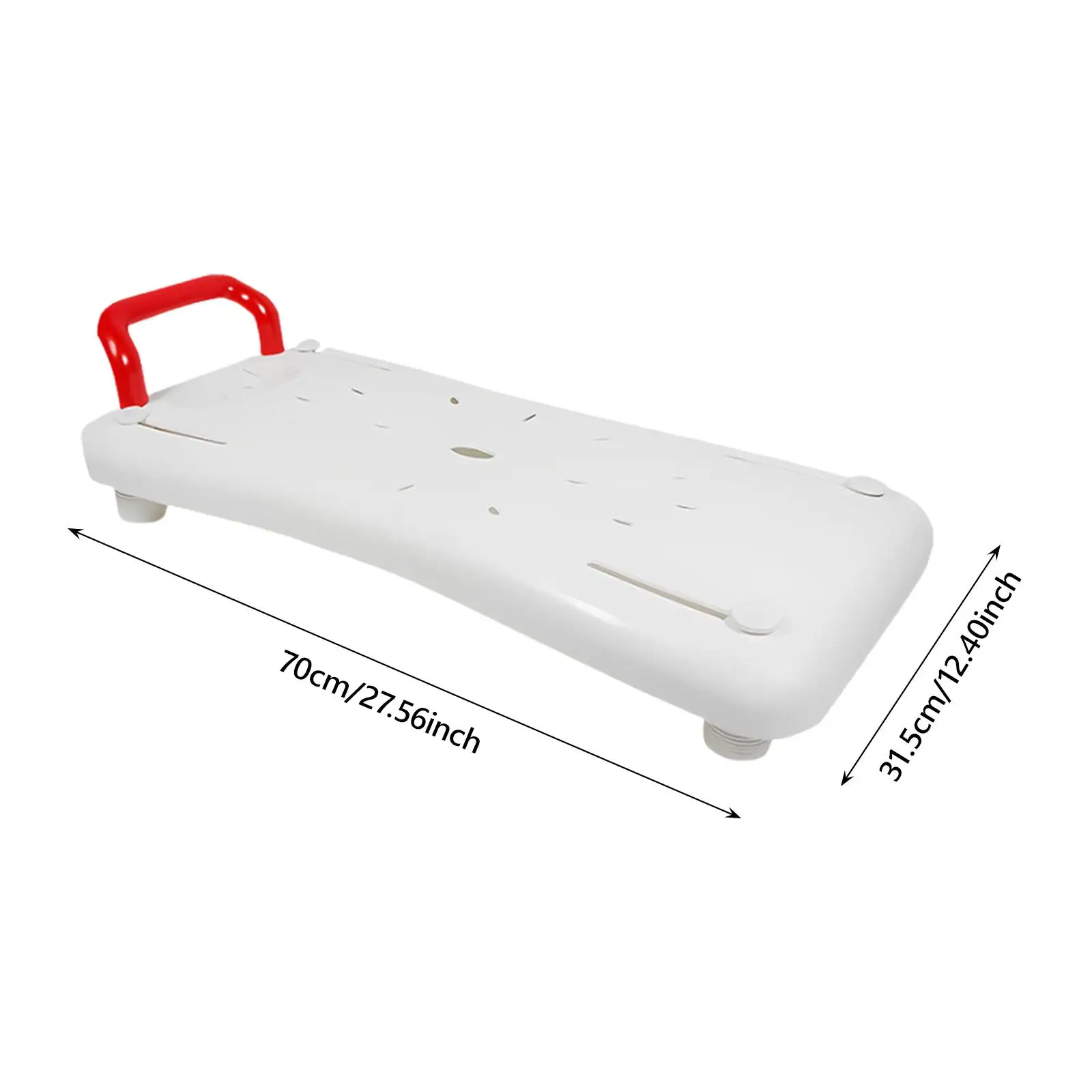 Bath Bench Bathtub Bench Bath Seat Flat Bathtub Seat for Disabled Seniors