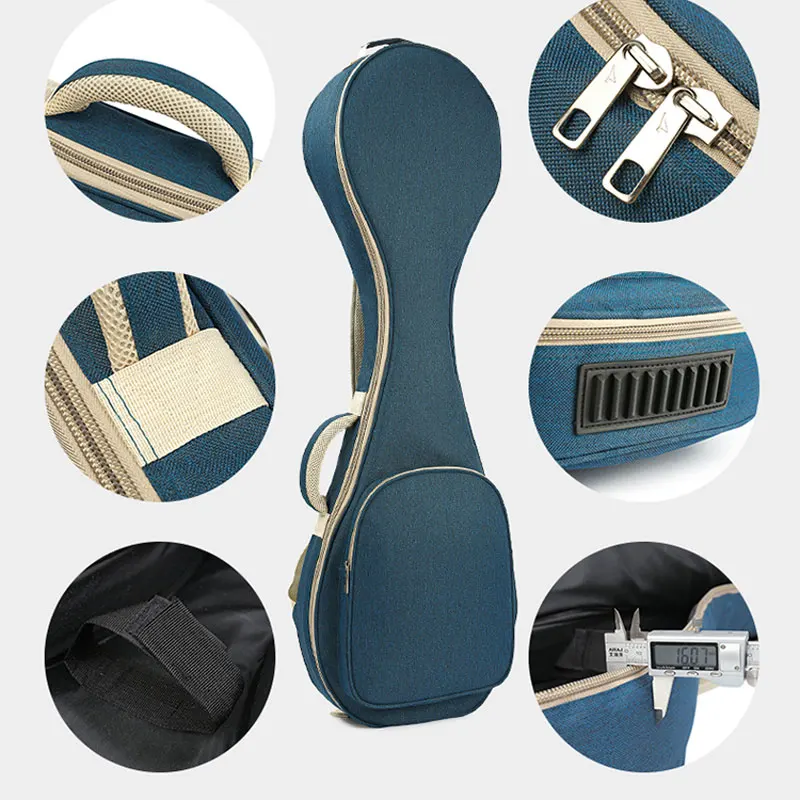 1Pc Chinese Style Pipa Bag Waterproof Portable Pipa Bag Thickened Drop-Resistant Wear-Resistant Fashion