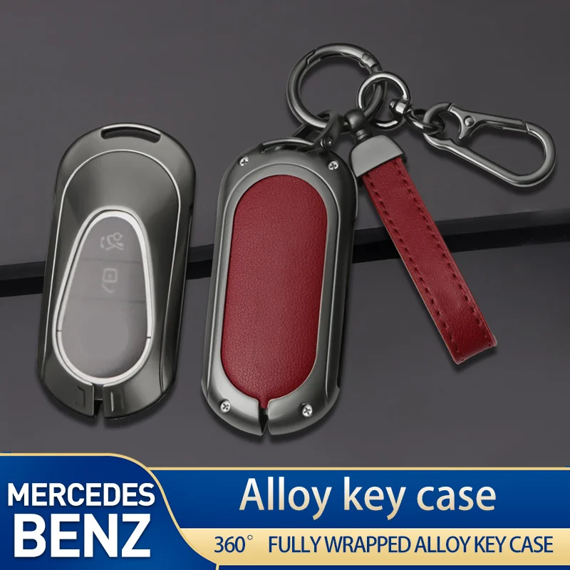 

The car key case is suitable for Mercedes Benz 2023-24 GLC accessory keychains, high-quality keychains, new metal