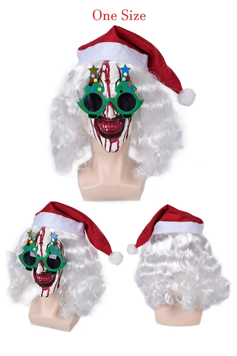 Lunettes De Soleil En Forme De Sapin De Noël - Accessoire Déguisement Halloween Et Fêtes - Vert - PC