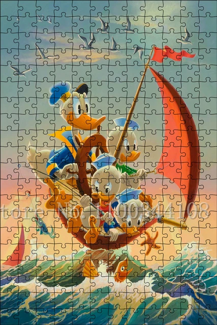 Disney Donald Duck Series Jigsaw Puzzle Cute Cartoon Duck Board