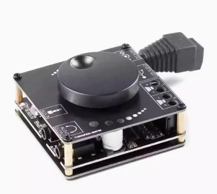 

40W50WX2 стерео Bluetooth плата цифрового усилителя 12 В/24 В 2,0 двухканальный Регулируемый переключатель