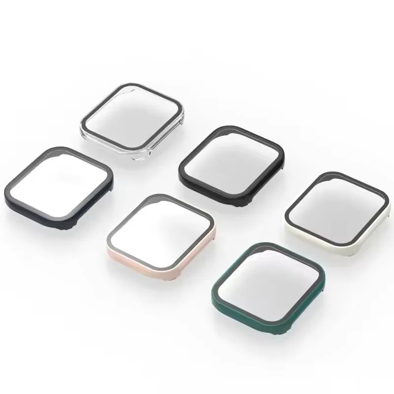 Premium Anti-Scratch Tempered Glass Watch Case with Bumper for Smartwatch Protection