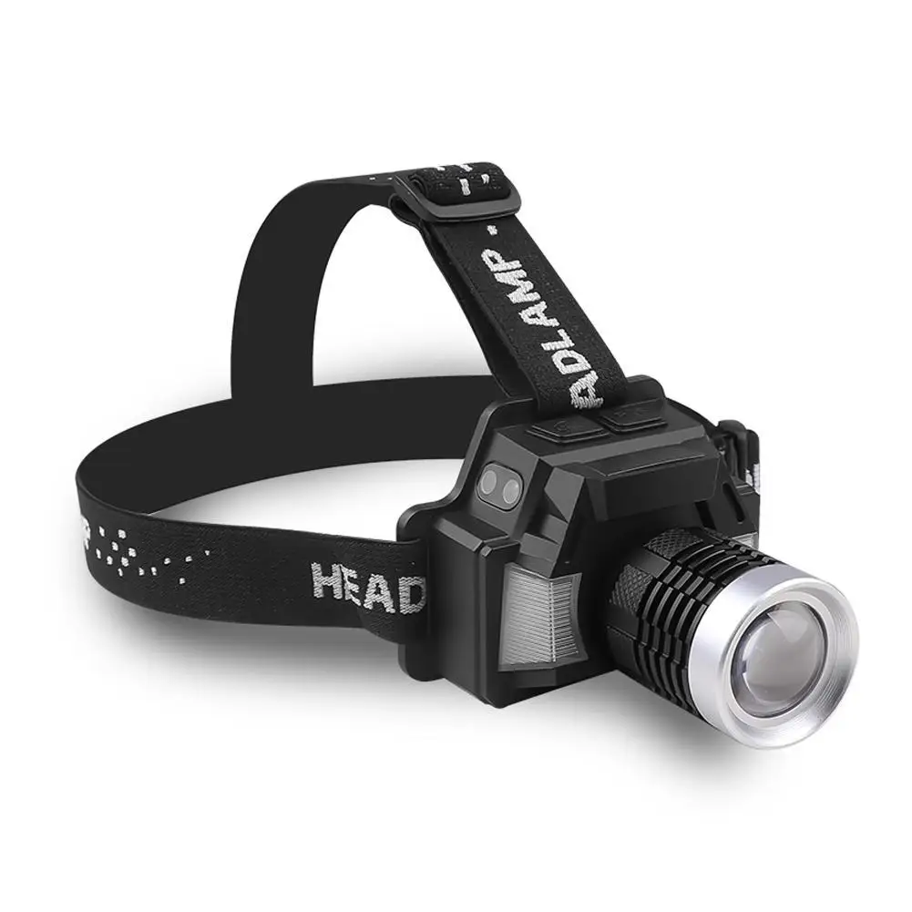 

Налобный фонарь с датчиком движения, регулируемый уровень яркости, фонарик с датчиком жестов для активного отдыха