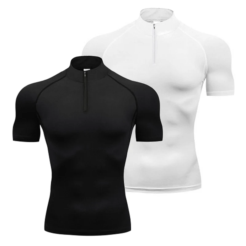 Compression T Shirt Sport T Shirt Short Sleeve T Shirt Running T Shirts Running T Shirt Fitness Clothes Men T Shirts Men Running Short Sleeve T-shirt Gym Clothes Summer Tight Fitness Polo Shirt