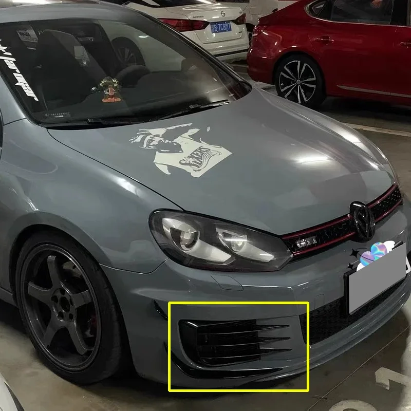 폭스바겐 VW 악세사리 골프 6 MK6 GTI GTD 2008 2009 2010 2011 2012용 프론트 범퍼 그릴 안개등 프레임 커버
